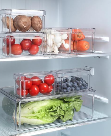 Set 7 contenedores organizadores nevera