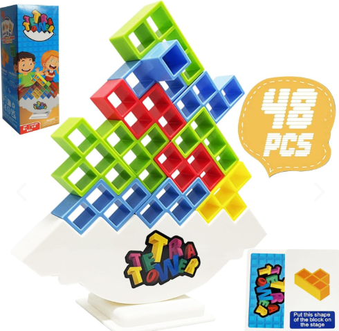 Tetris 3D 48 bloq tetra tower juguetería