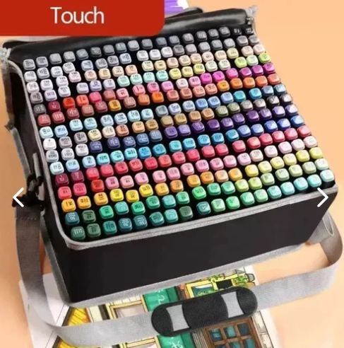 Marcadores doble punta 262 pcs premium