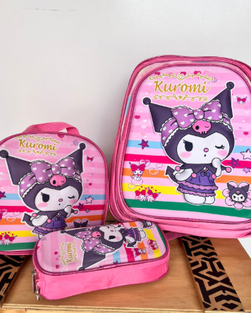 Maleta, lonchera y cartuchera