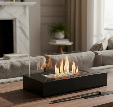 Decoración hogar chimenea portátil