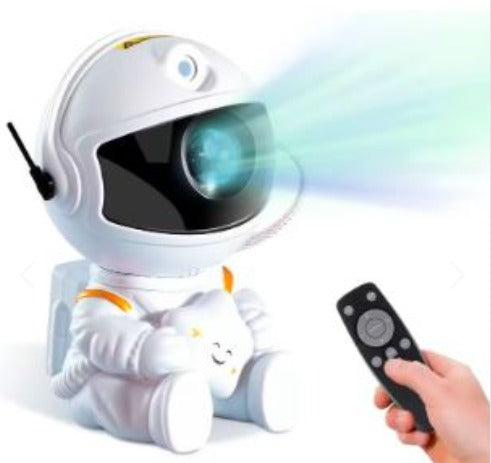 Astronauta proyector de galaxia